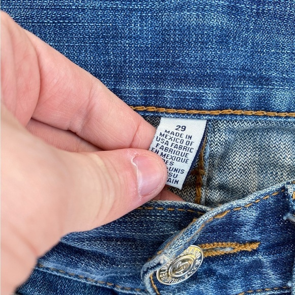 Vintage True Religion Jeans Size 29 SLIM Blue - Picture 8 of 9